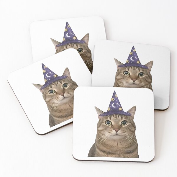 Item preview, Cat with Wizard Hat designed and sold by k3rstman1.
