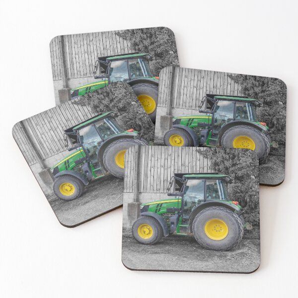 Item preview, green and yellow tractor designed and sold by Millysuewood.