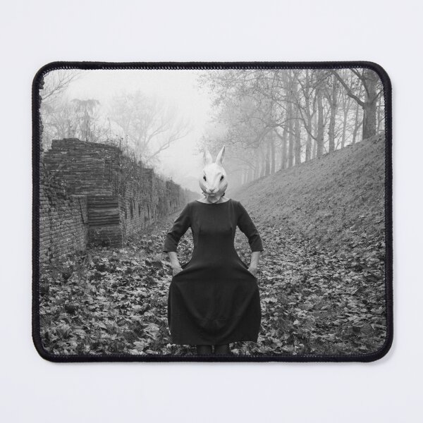 Item preview, Bunny on foggy, ancient walls designed and sold by AleGiacobazzi.