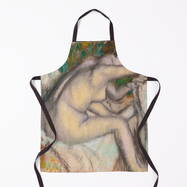 Item preview, Woman Drying Her Arm by Edgar Degas: Intimate Impressionist Fine Art Print designed and sold by artofuniverse.