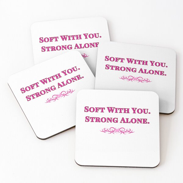 Item preview, Soft With You, Strong Alone – Healthy Love Quote designed and sold by Kindloom.