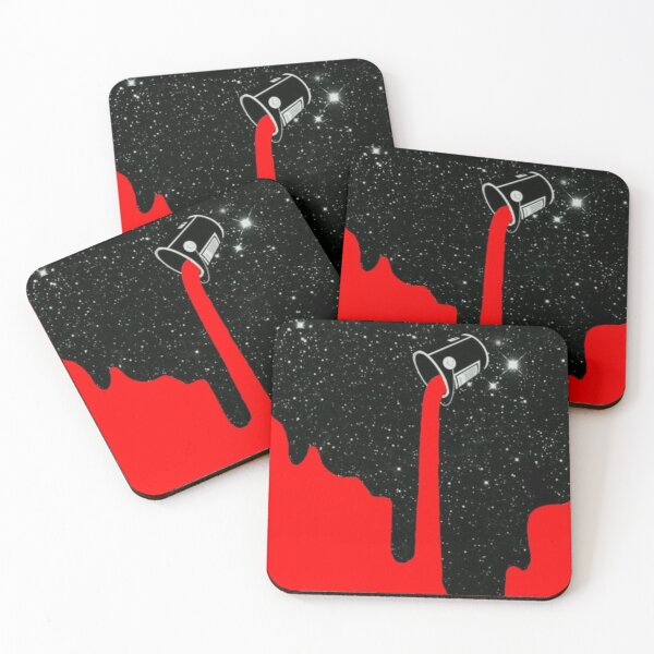 Item preview, Space Paint Drip - Surreal Red Galaxy Spill Art designed and sold by Fern & Fable.