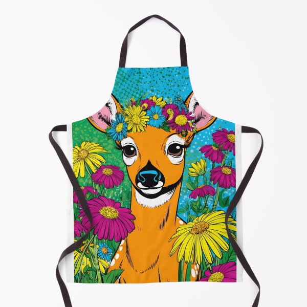Item preview, Whimsical Deer with a Floral Crown in Nature designed and sold by Artessie.