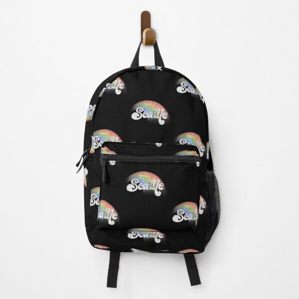 Item preview, Seattle Retro Fadedstyle Rainbow Design designed and sold by JohnwDoArts.