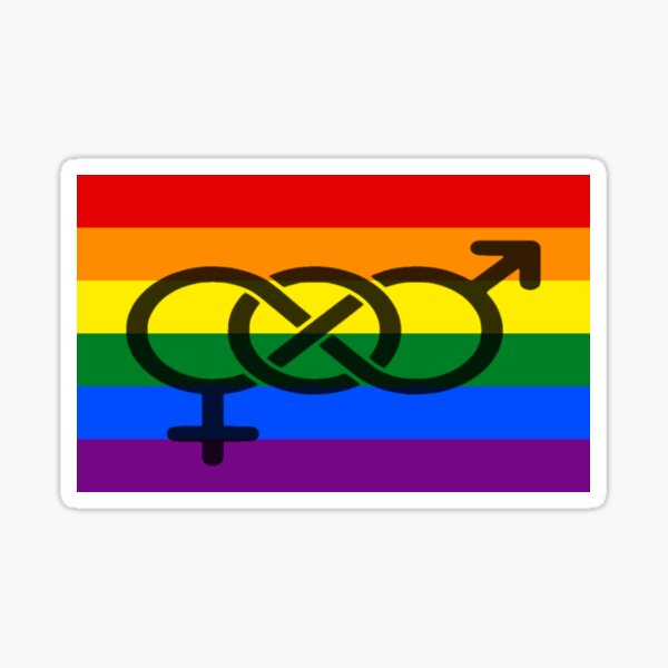 Bisexual Rainbow Flag Show Off Your Bi Pride Sticker By Realactorsonly Redbubble 