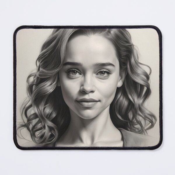 Item preview, Emilia Clarke designed and sold by WorldofCharcoal.