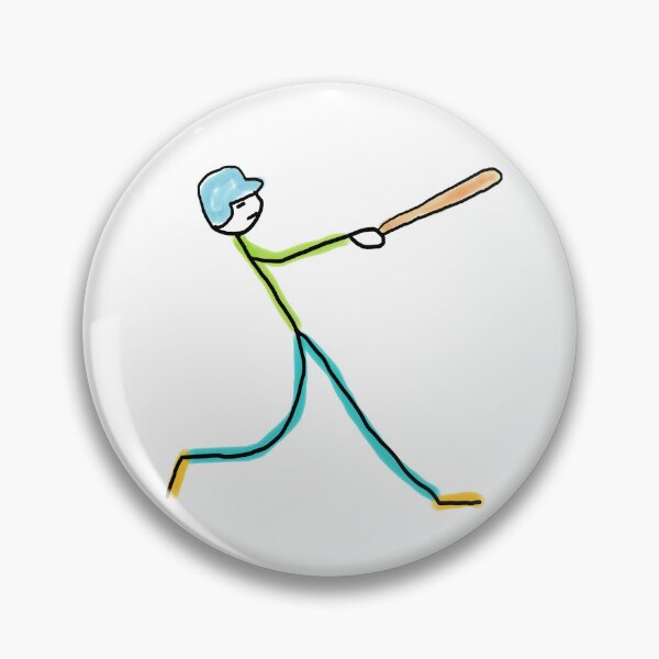 Artikelvorschau, Baseball-Strichmännchen entworfen und verkauft von Mark-Ewbie.