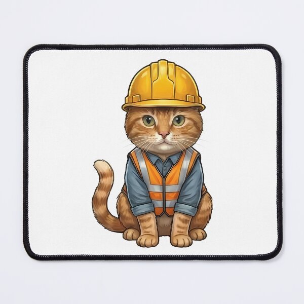Item preview, Construction Cat designed and sold by k3rstman1.