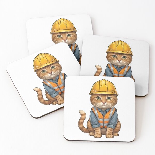 Item preview, Construction Cat designed and sold by k3rstman1.