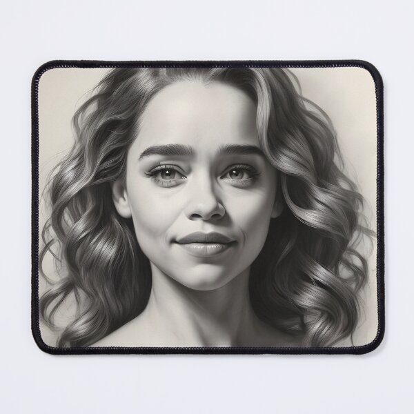 Item preview, Emilia Clarke designed and sold by WorldofCharcoal.