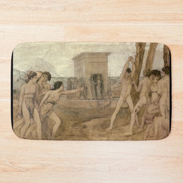 Item preview, Young Spartan Girls Challenging Boys by Edgar Degas: Classical Impressionist Poster designed and sold by artofuniverse.