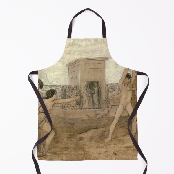 Item preview, Young Spartan Girls Challenging Boys by Edgar Degas: Classical Impressionist Poster designed and sold by artofuniverse.