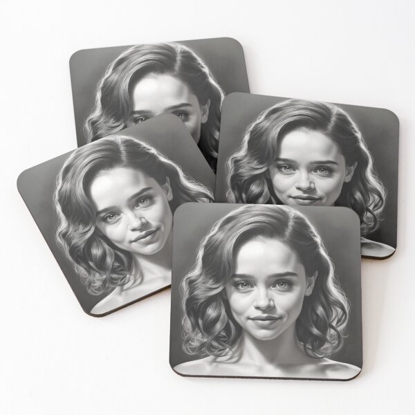 Item preview, Emilia Clarke designed and sold by WorldofCharcoal.