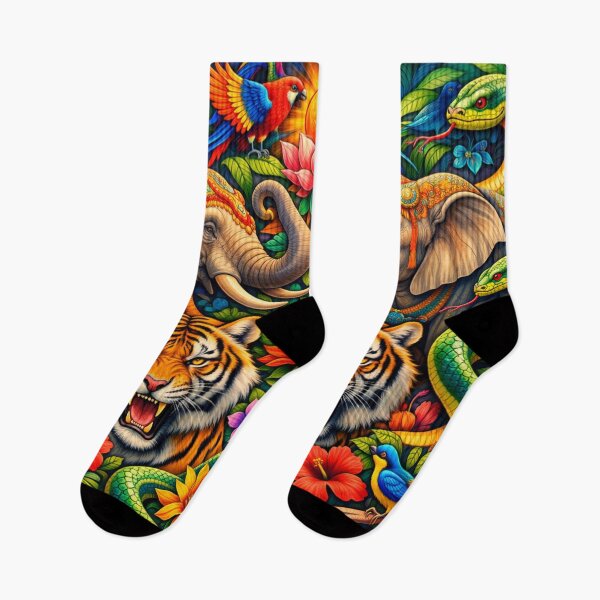 Item preview, Tropical animal fantasy in symmetry designed and sold by Sigtrix.