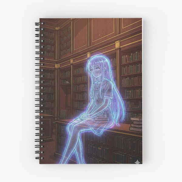 Item preview, Ghost in the Library - Haunted Dark Academia designed and sold by Midnight Replay.