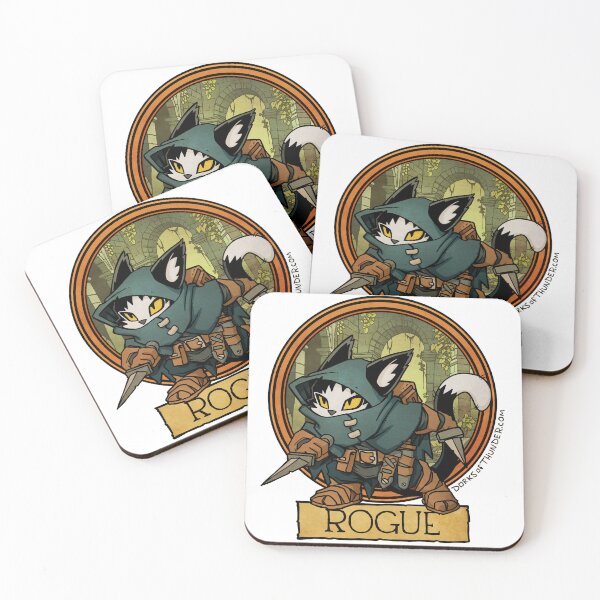 Item preview, Rogue Cat – Fantasy RPG Sneak & Stabber designed and sold by DorksofThunder.