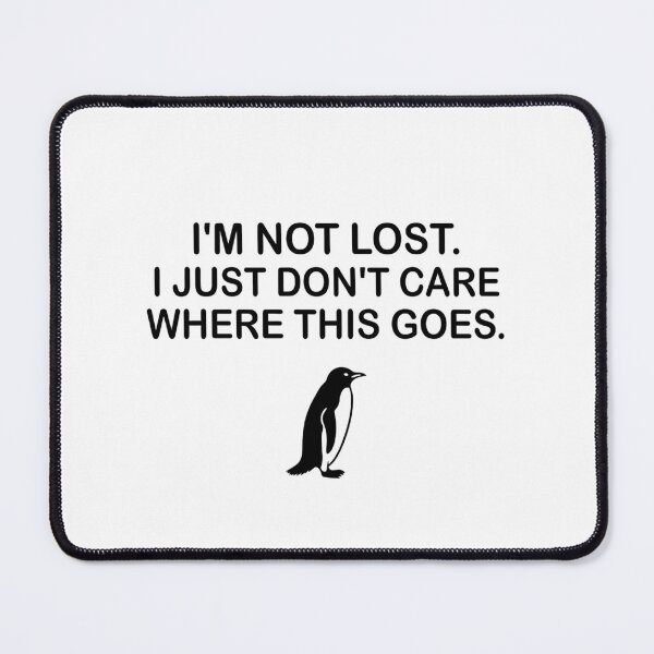 Item preview, Lone Penguin Walking to Mountains - Official Social Battery Empty Mood designed and sold by GrumpySableye.
