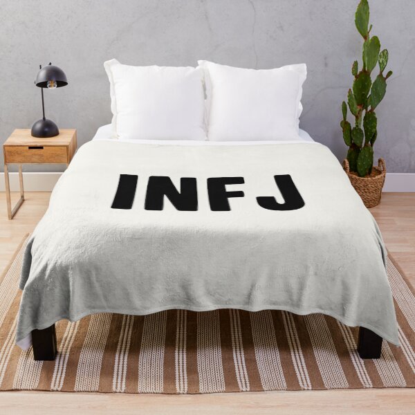 Item preview, INFJ Bold Minimal Typography Design designed and sold by trepiu.