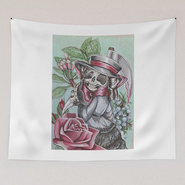 Item preview, Skull plague doctor gothic lady  designed and sold by ErnestRic.