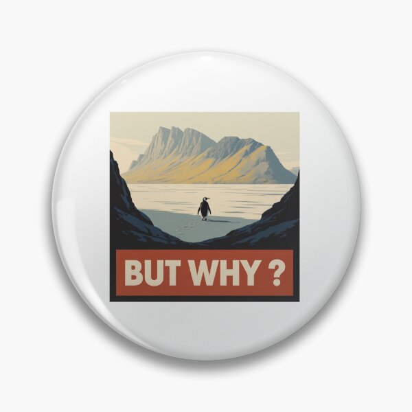 Item preview, Penguin But Why Head Towards The Mountains Penguins Meme designed and sold by ZACK ART.