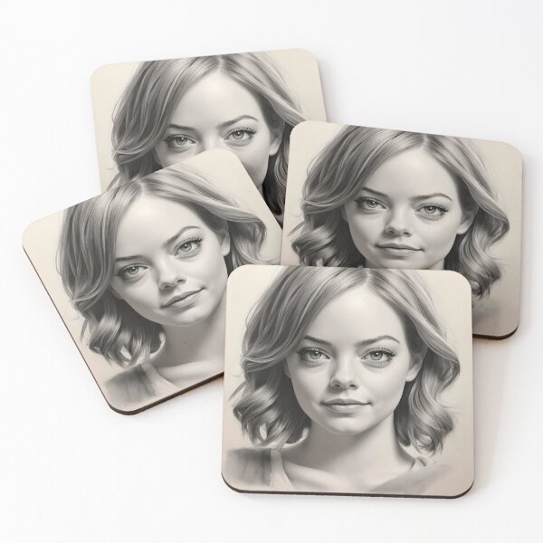 Item preview, Emma Stone designed and sold by WorldofCharcoal.