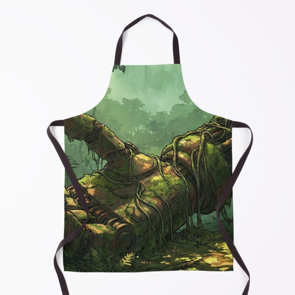 Item preview, Forgotten City of Mechs - Overgrown Robot Jungle designed and sold by Midnight Replay.