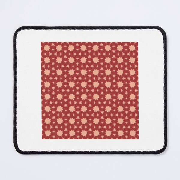 Item preview, Interlocking Red Floral Geometry Seamless Pattern designed and sold by riantifebr.
