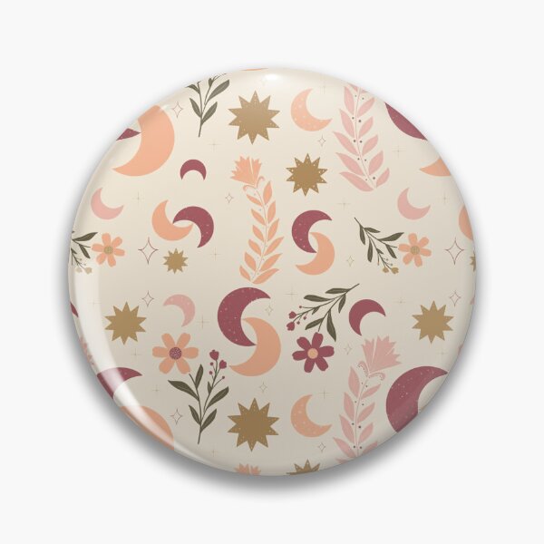 Item preview, Bohemian Moon and Flower Motif - Spirituality and Zen designed and sold by Atelieranthea84.