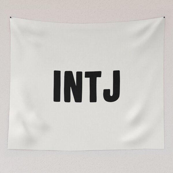 Item preview, INTJ Bold Minimal Typography Design designed and sold by trepiu.