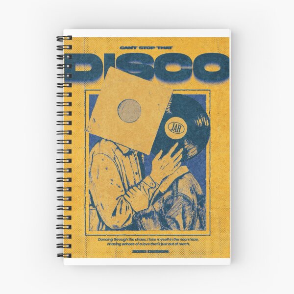 Item preview, Retro Disco Graphic with Record and Sleeve Heads designed and sold by Adronia.