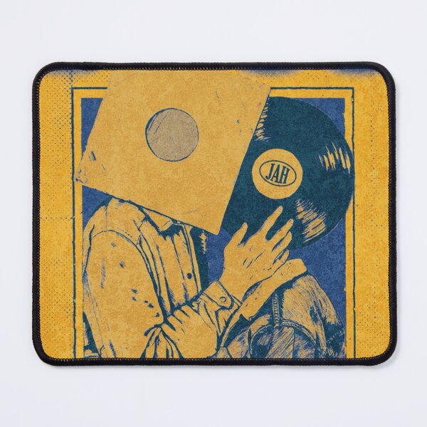 Item preview, Retro Disco Graphic with Record and Sleeve Heads designed and sold by Adronia.