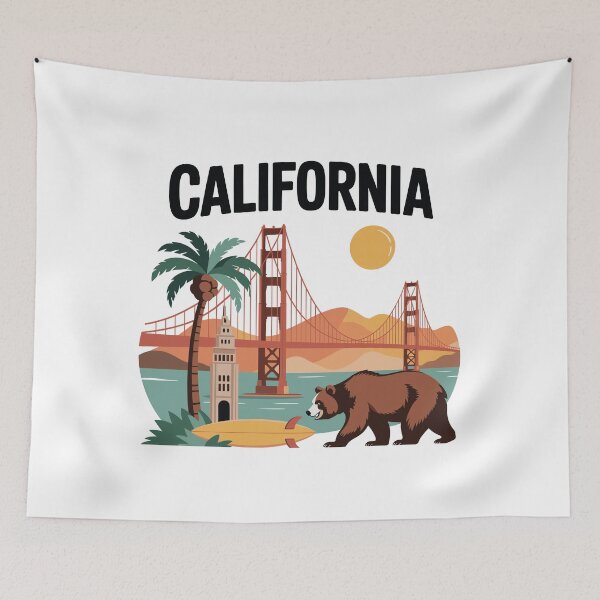 Item preview, California- Collection With States designed and sold by GreatLion1017.