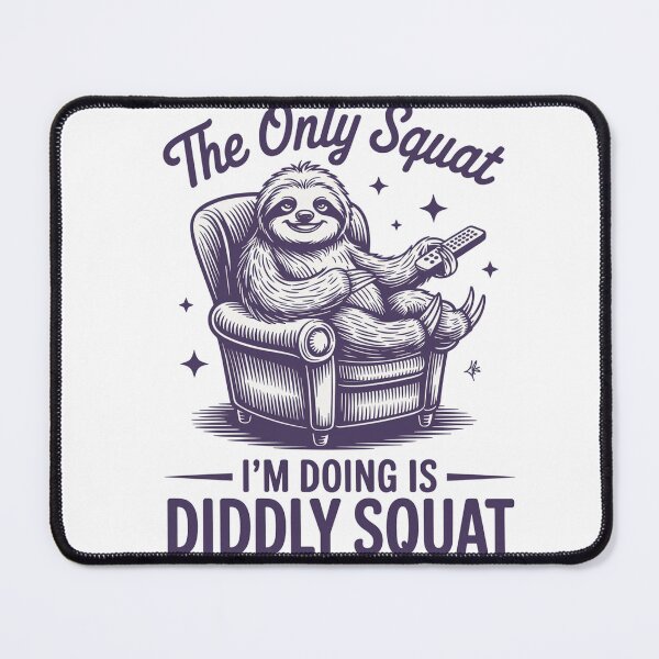 Item preview, Diddly Squat Sloth designed and sold by Nicoandtheblood.