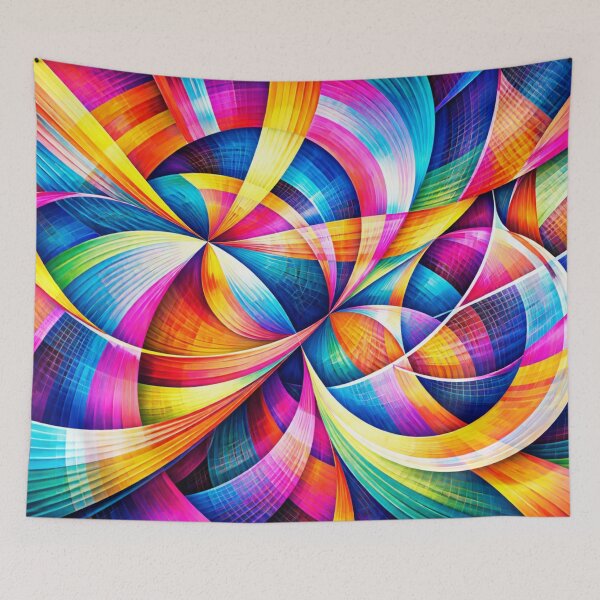 Item preview, Swirling explosion of color, abstract designed and sold by Sigtrix.