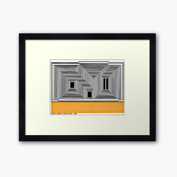 Vintage Bauhaus Design...by Josef Albers Framed Art Print