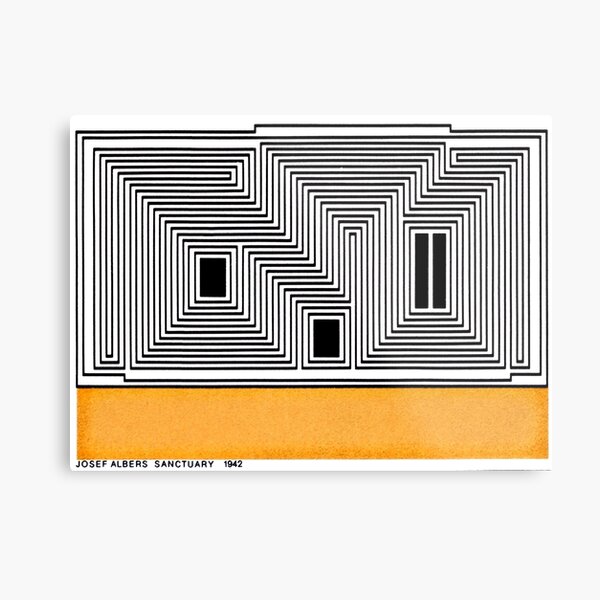 Vintage Bauhaus Design...by Josef Albers Metal Print