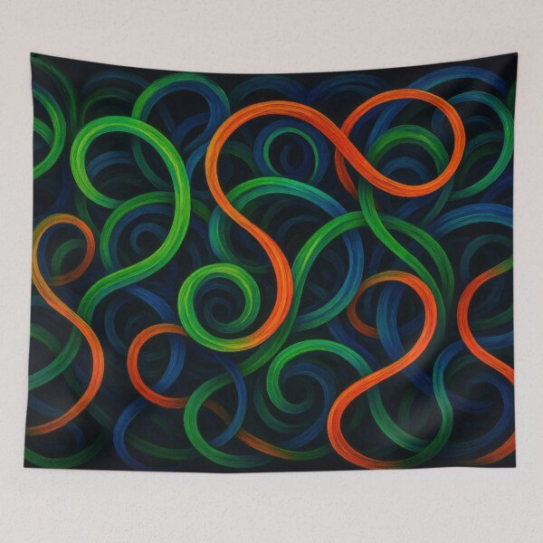 Item preview, Intertwined colors, surreal and luminous designed and sold by Sigtrix.