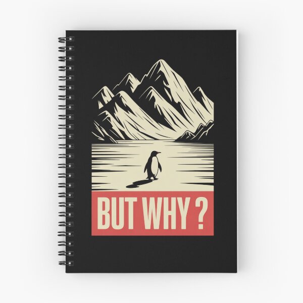 Item preview, Penguin But Why Head Towards The Mountains Penguins Meme designed and sold by ZACK ART.
