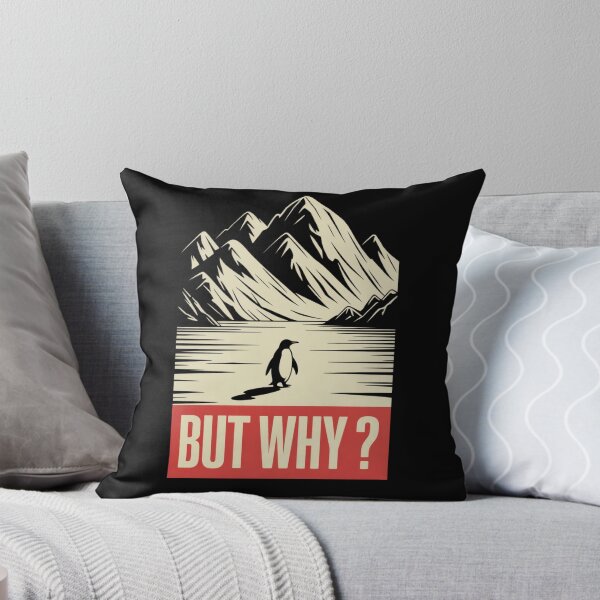 Item preview, Penguin But Why Head Towards The Mountains Penguins Meme designed and sold by ZACK ART.