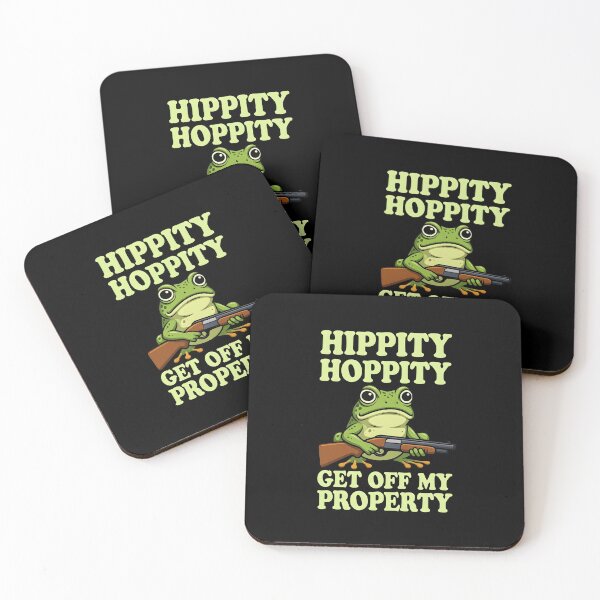 Item preview, Hippity Hoppity Get Off My Property Frog designed and sold by dudelinart.