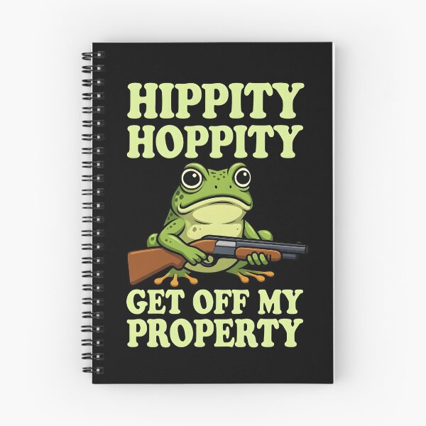 Item preview, Hippity Hoppity Get Off My Property Frog designed and sold by dudelinart.