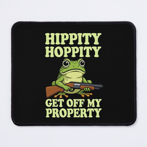 Item preview, Hippity Hoppity Get Off My Property Frog designed and sold by dudelinart.