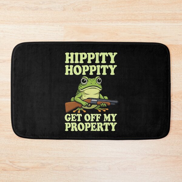 Item preview, Hippity Hoppity Get Off My Property Frog designed and sold by dudelinart.