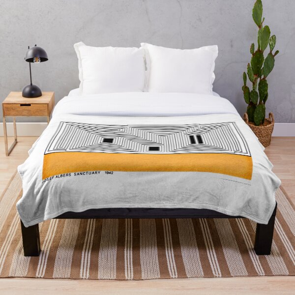 Vintage Bauhaus Design...by Josef Albers Throw Blanket