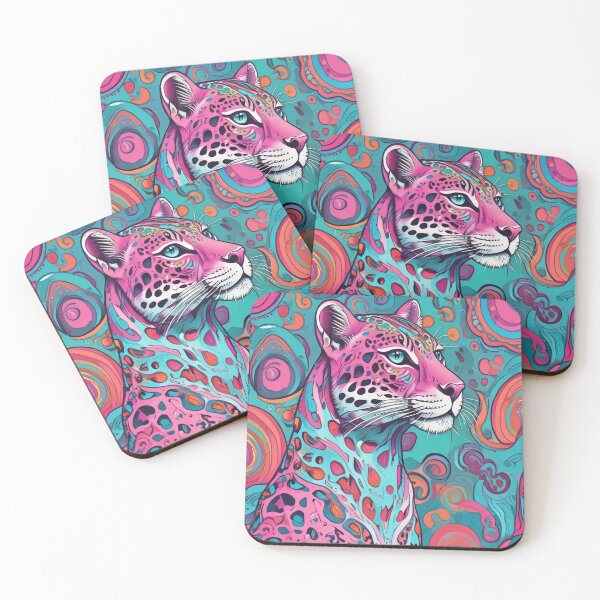 Item preview, Coloured leopard designed and sold by GasconyPassion.