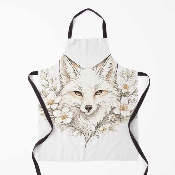 Artikelvorschau, White Fox Blossom – Sanfter Geist des Waldes entworfen und verkauft von photoparadise22.