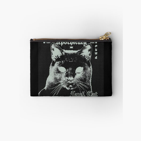 Item preview, Occult Cat Graphic with Typographic Header designed and sold by Adronia.