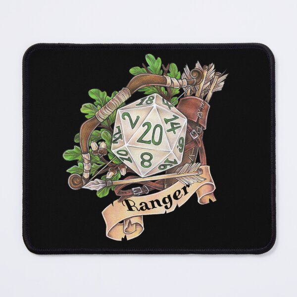 Item preview, Role-playing game tabletop D20 dice gift Ranger designed and sold by ZadzeneaArt.