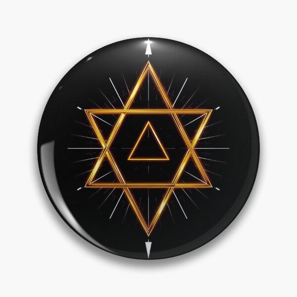 Item preview, Confidence Boosting – Golden Sacred Geometry Star | ArtivaNest Divine Strength Design designed and sold by ArtivaNest.