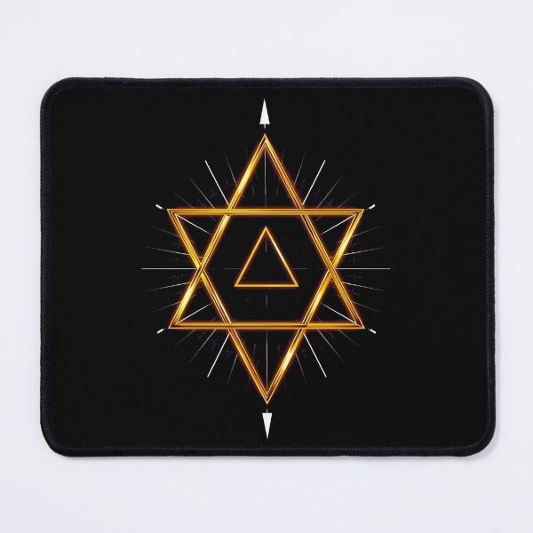 Item preview, Confidence Boosting – Golden Sacred Geometry Star | ArtivaNest Divine Strength Design designed and sold by ArtivaNest.